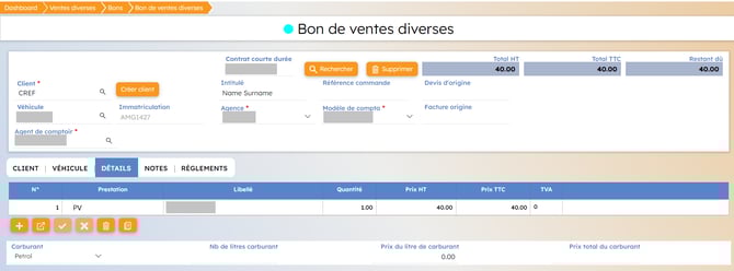 capture gestion manuelle pv myrentcar 3