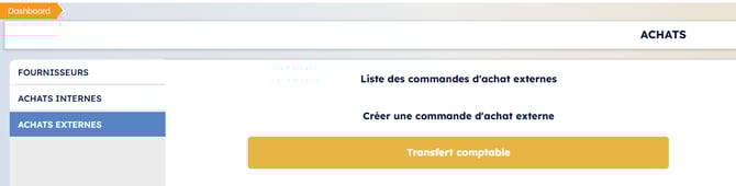 capture menu transfert comptable achats