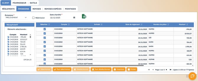 prelevement sepa emissions myrentcar